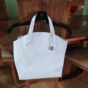 Furla White Tote Bag